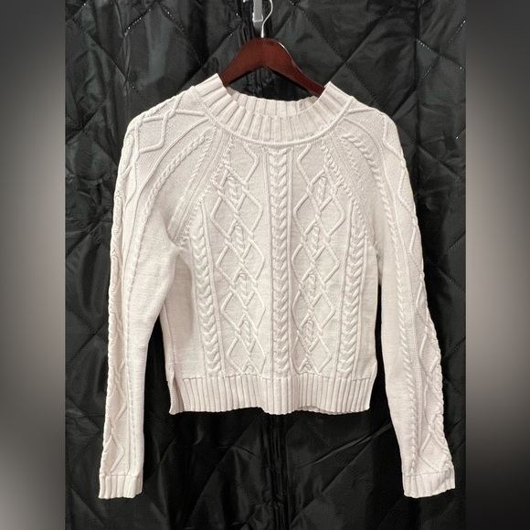 GAP Sweaters - Cable Knit Sweater - Vintage GAP - White knit